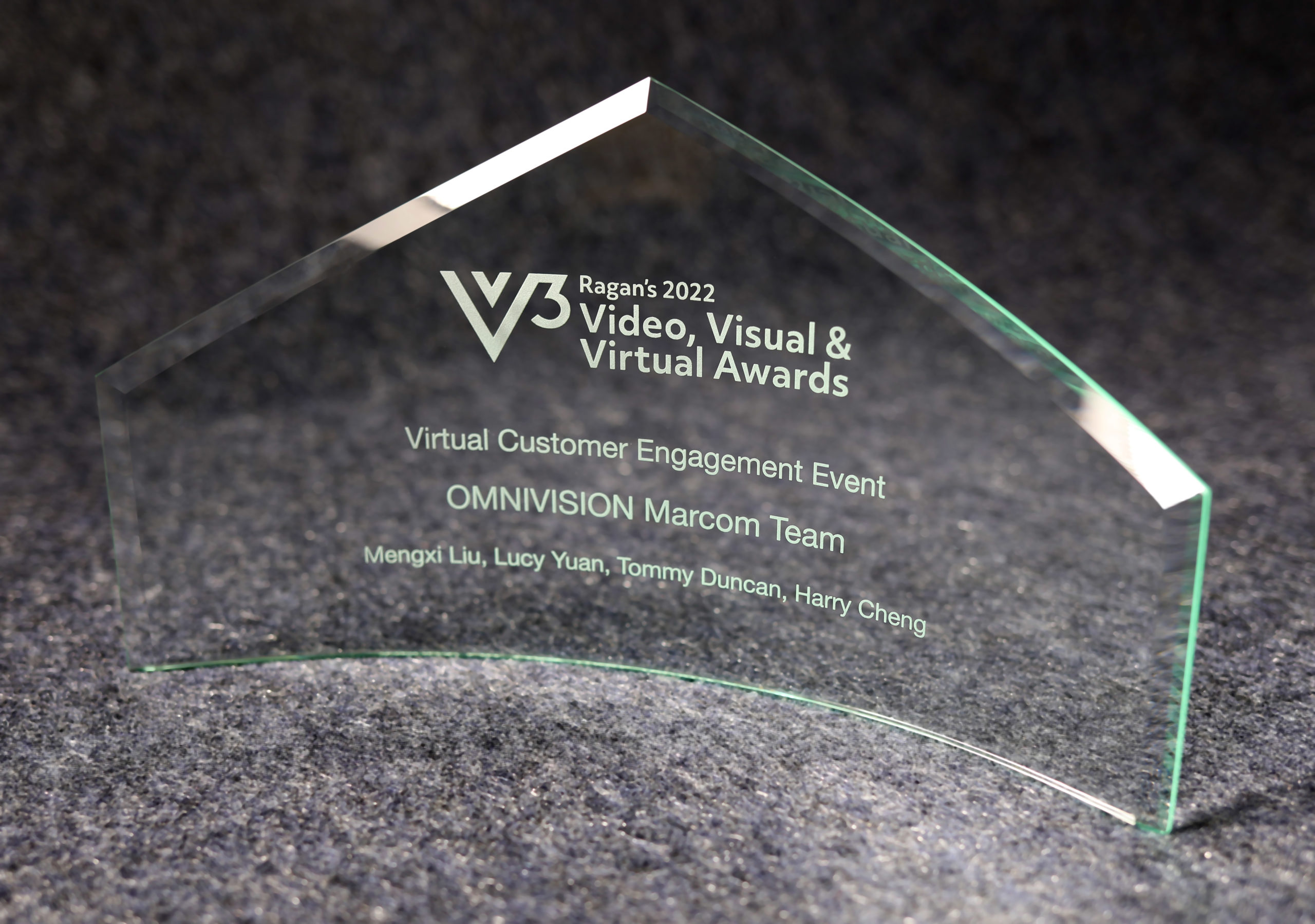 OMNIVISION Marcom Team - Ragan's 2022 Video, Visual & Virtual Awards - Virtual Customer Engagement Event