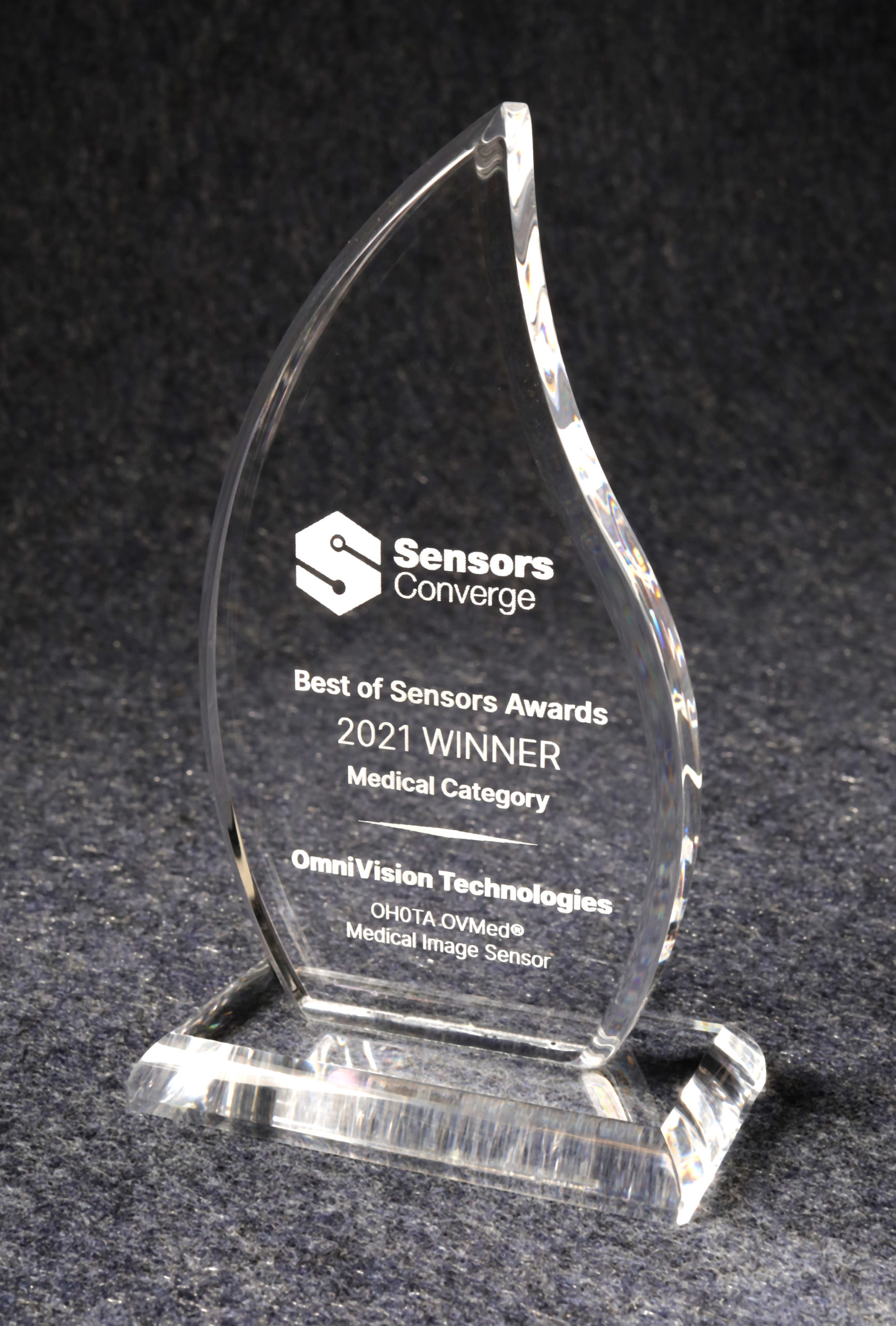 Sensors Converge - Best of Sensors Awards - 2021 Winner - Medical Category - OMNIVISION - OH0TA OVMed® Medical Image Sensor